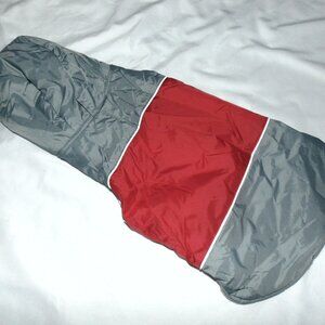 Dog Winter Waterproof Coat Jacket w/ Fleece Lining Gray size M Double Sided